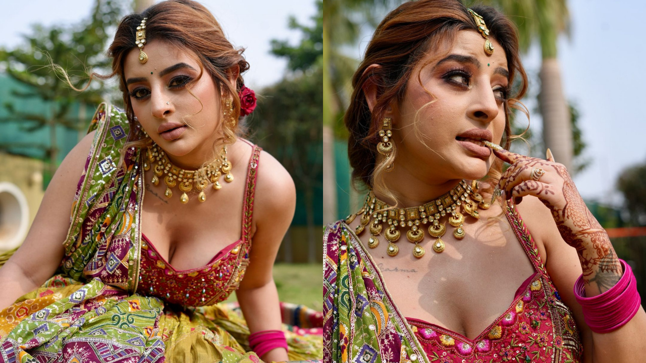 Ankita Dave | ట్రెడిషనల్ డ్రెస్ లో అంకితా దవే ఘాటెక్కించే అందాలు