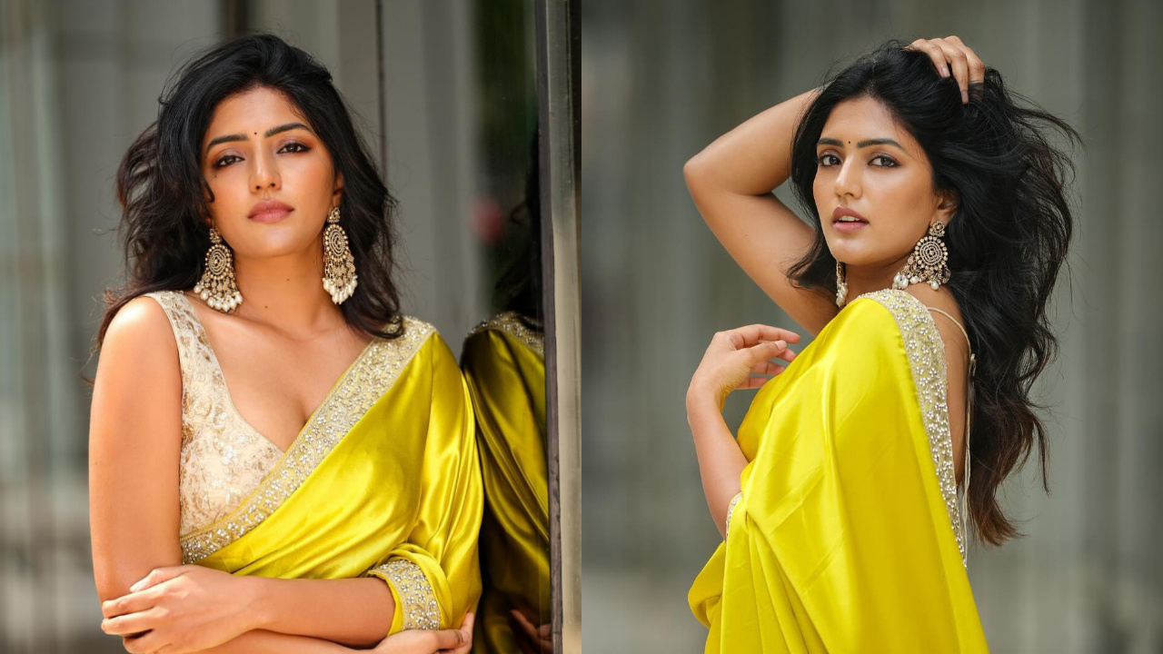 Eesha Rebba | : ఎల్లో శారీలో ఈషా రెబ్బా  గ్లామరస్ ఫోటోలు