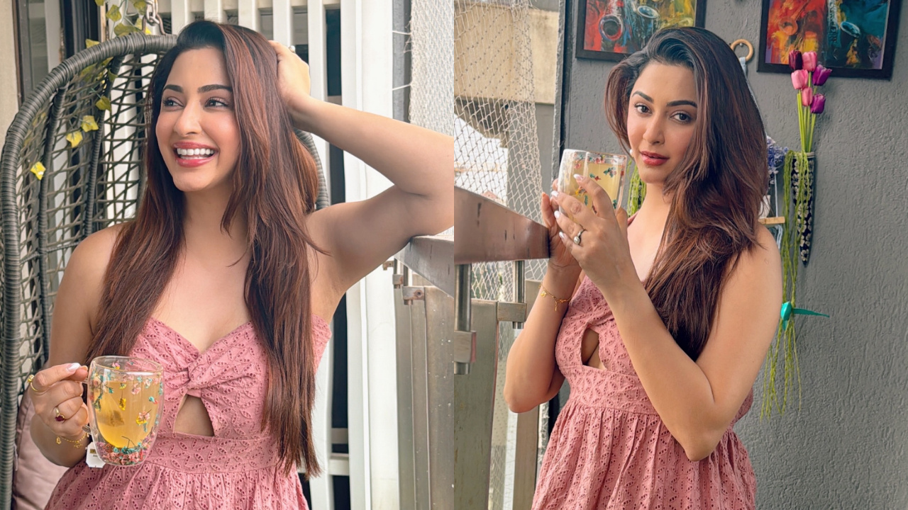 Eshaanya maheshwari | గ్లాస్‌లో గ్రీన్ టీ.. హార్ట్‌లో ఫైర్.. ఈశాన్య మహేశ్వరి హాట్ ఫొటోస్