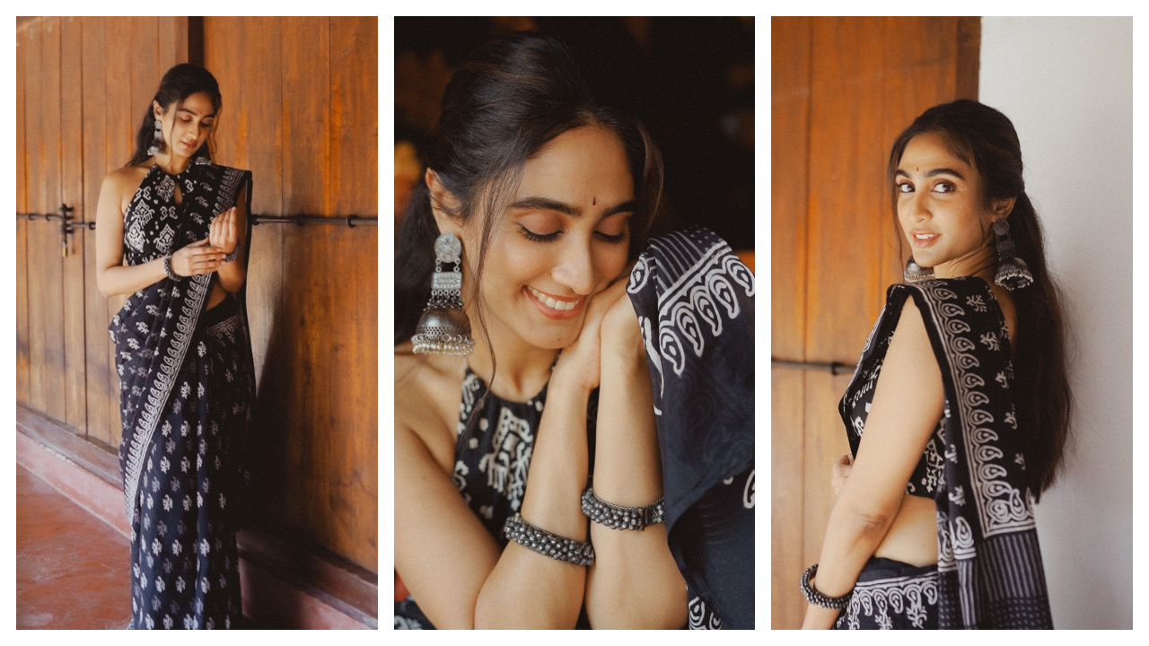  deeptisati |దీప్తి సతి - ట్రెడిషనల్ చీర క్లాసిక్ లుక్‌లో మలయాళ నటి