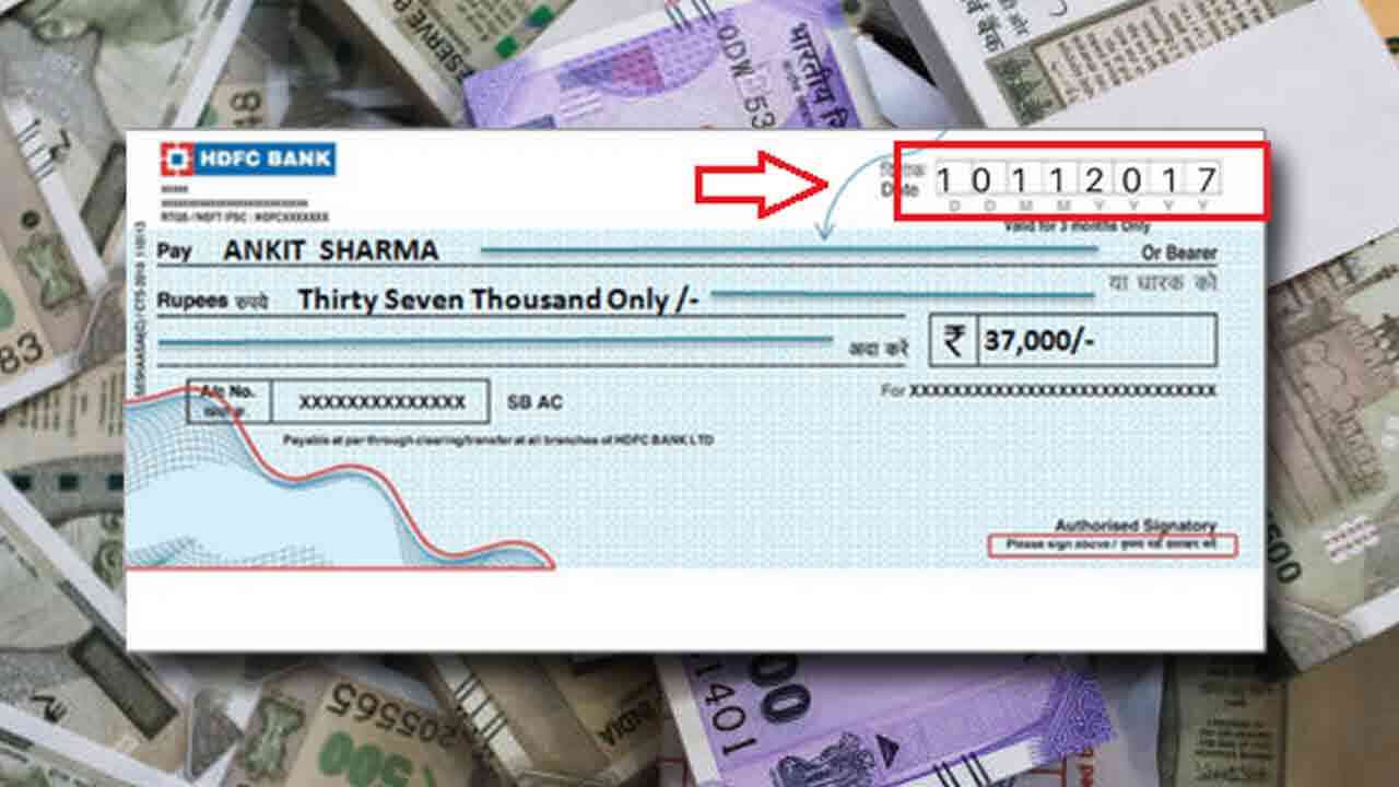 post dated cheque