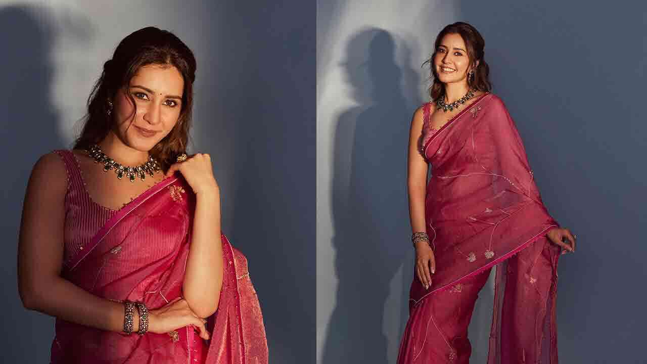 Raashi Khanna | ఎంతైనా అందం అంటే చీరలోనే అంటున్న రాశీ ఖన్నా