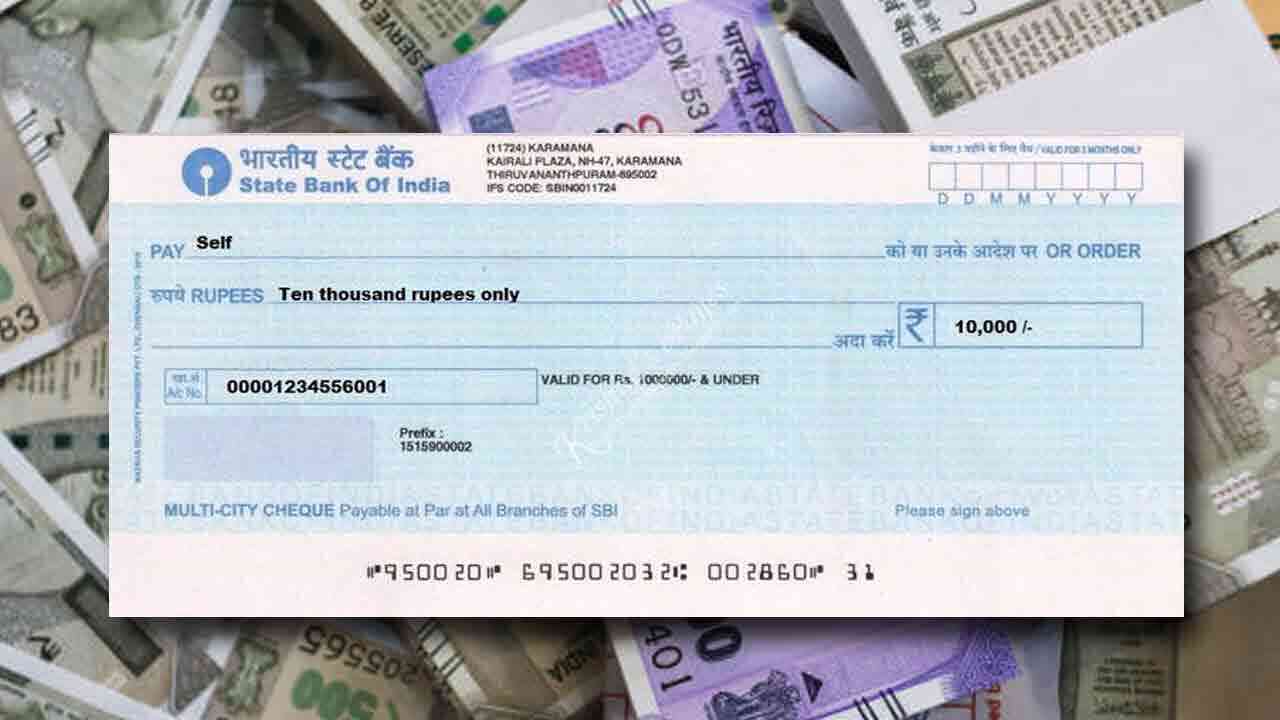 self cheque
