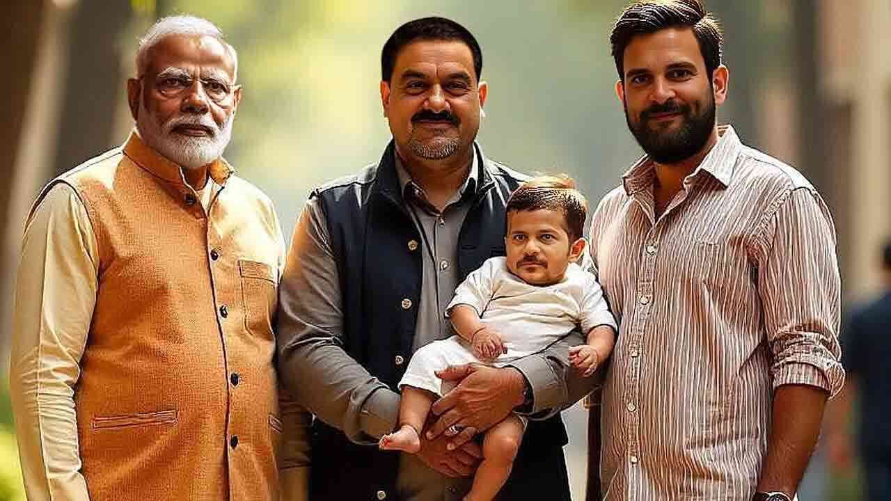 రేవంత్ చీకటి ఒప్పందంపై మాట్లాడవేమి రాహుల్ గాంధీ.. బీఆర్ఎస్ ఏఐ ఇమేజ్ వైరల్