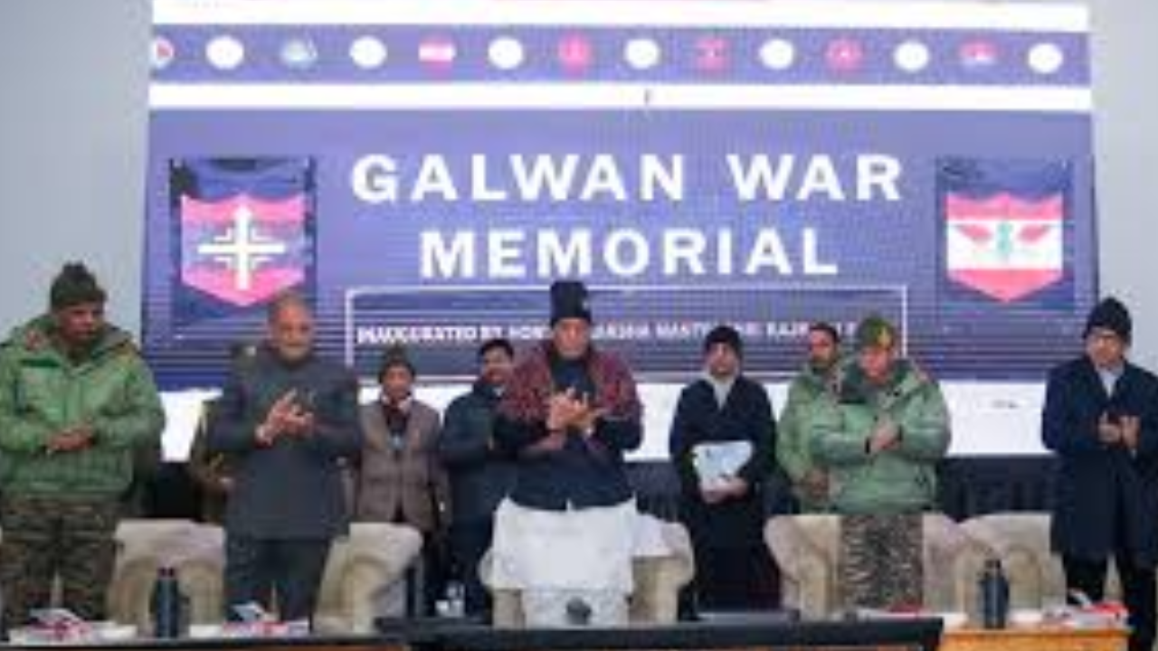 galwan war memorial inauguration