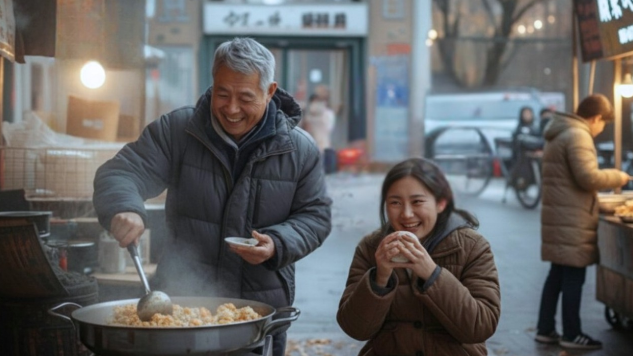  కూతురి తిండి కోసం ఓ తండ్రి ఎంత పని చేశాడో చూడండి..