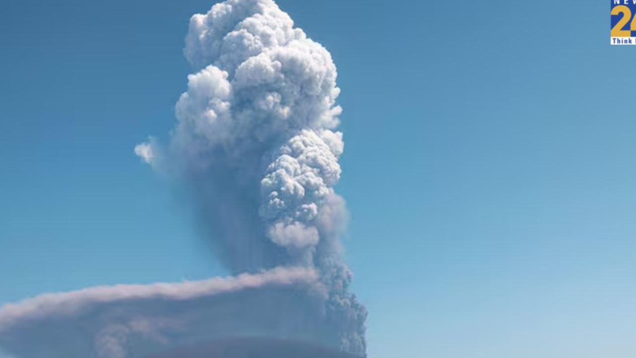 10,000-year dormant volcano erupts