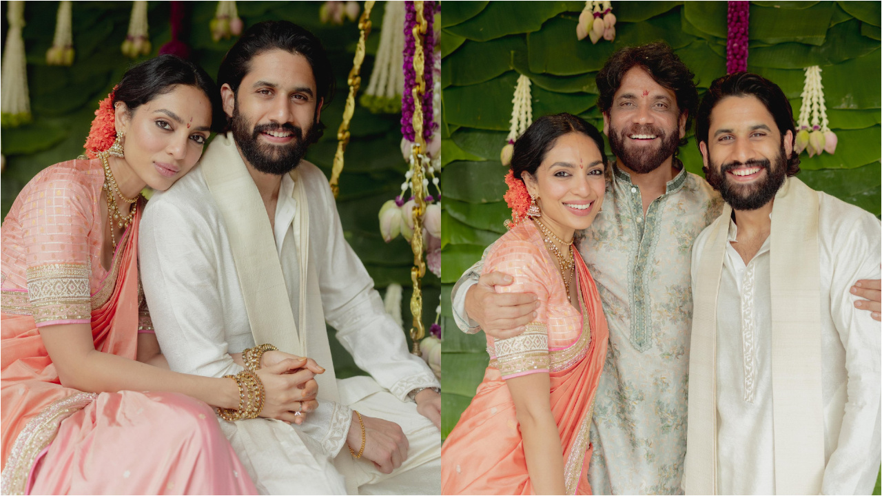 Nagachaitanya shobitha Dhulipala: గ్రాండ్ గా నాగచైతన్య, శోభిత ఎంగేజ్ మెంట్..ఫోటోస్ వైరల్