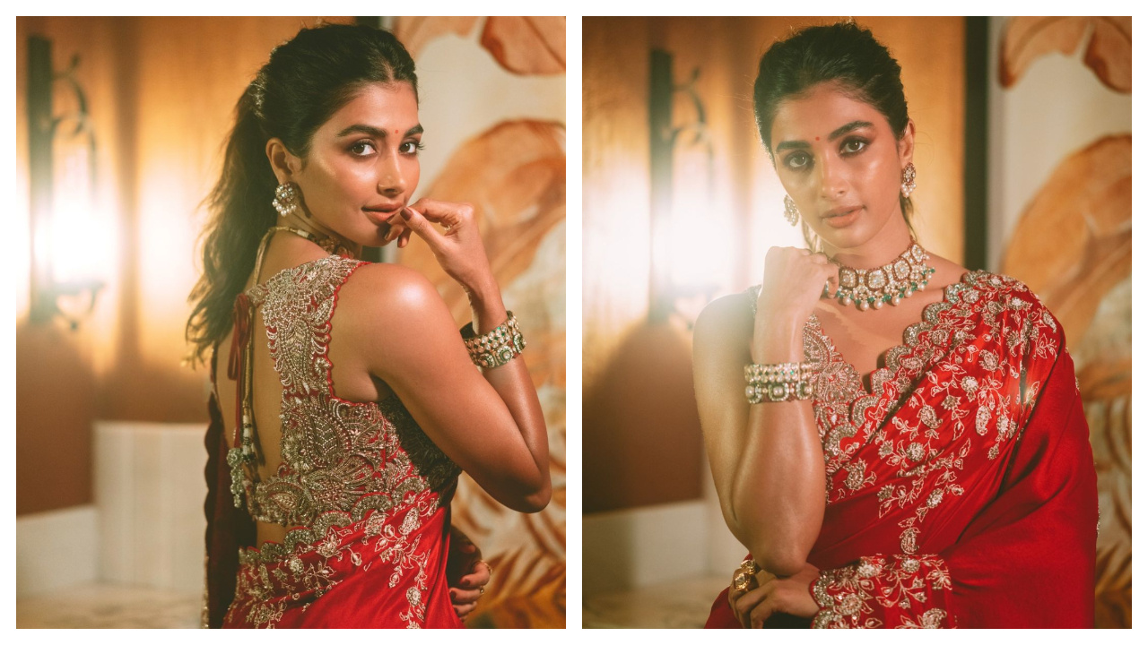 Pooja Hegde | చీరకట్టులో పూజా హెగ్డే అందాల విందు
