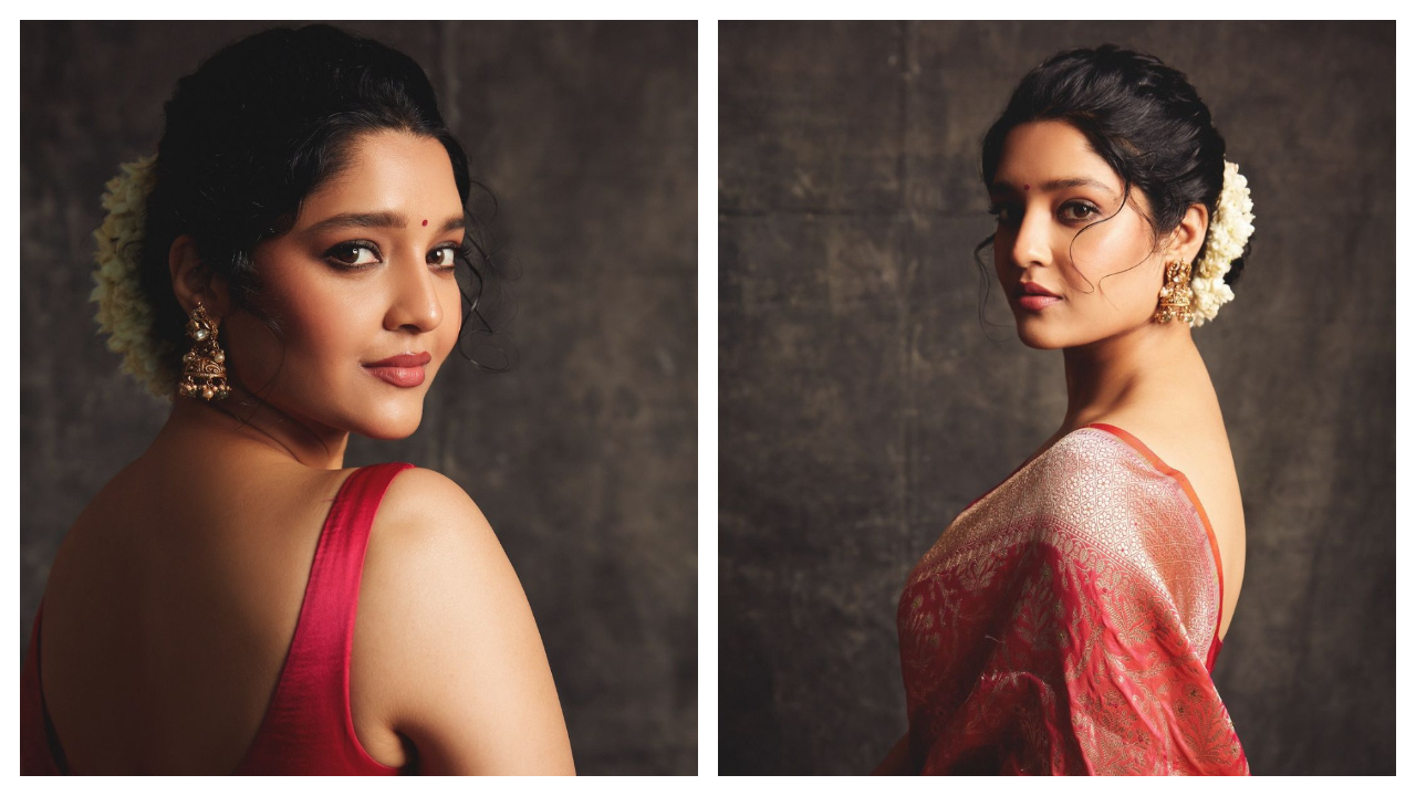 Ritika Singh | సంప్రదాయ సారీలో రితికా సింగ్ అందచందాలు