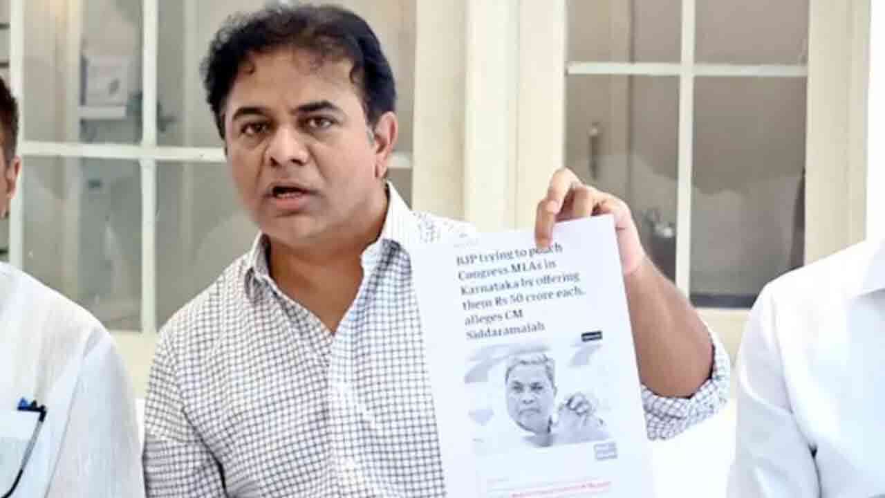 పార్టీ ఫిరాయింపులపై కేటీఆర్ కీలక వ్యాఖ్యలు.. ఆ పాపం కాంగ్రెస్ పార్టీదే అంటూ కామెంట్ 