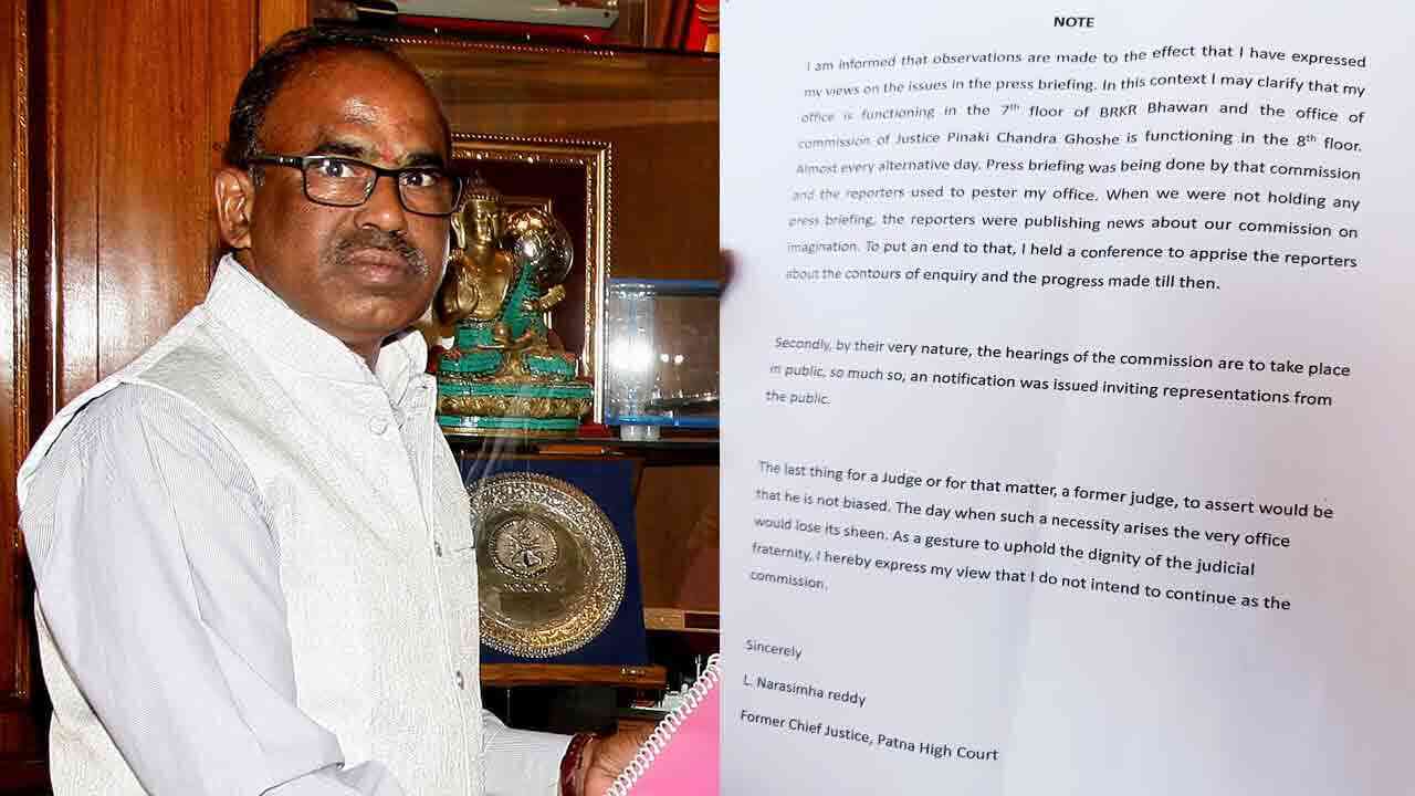 కేసీఆర్ ఎఫెక్ట్.. జస్టిస్ నరసింహారెడ్డి రాజీనామా.. మీడియాతో కీలక వ్యాఖ్యలు