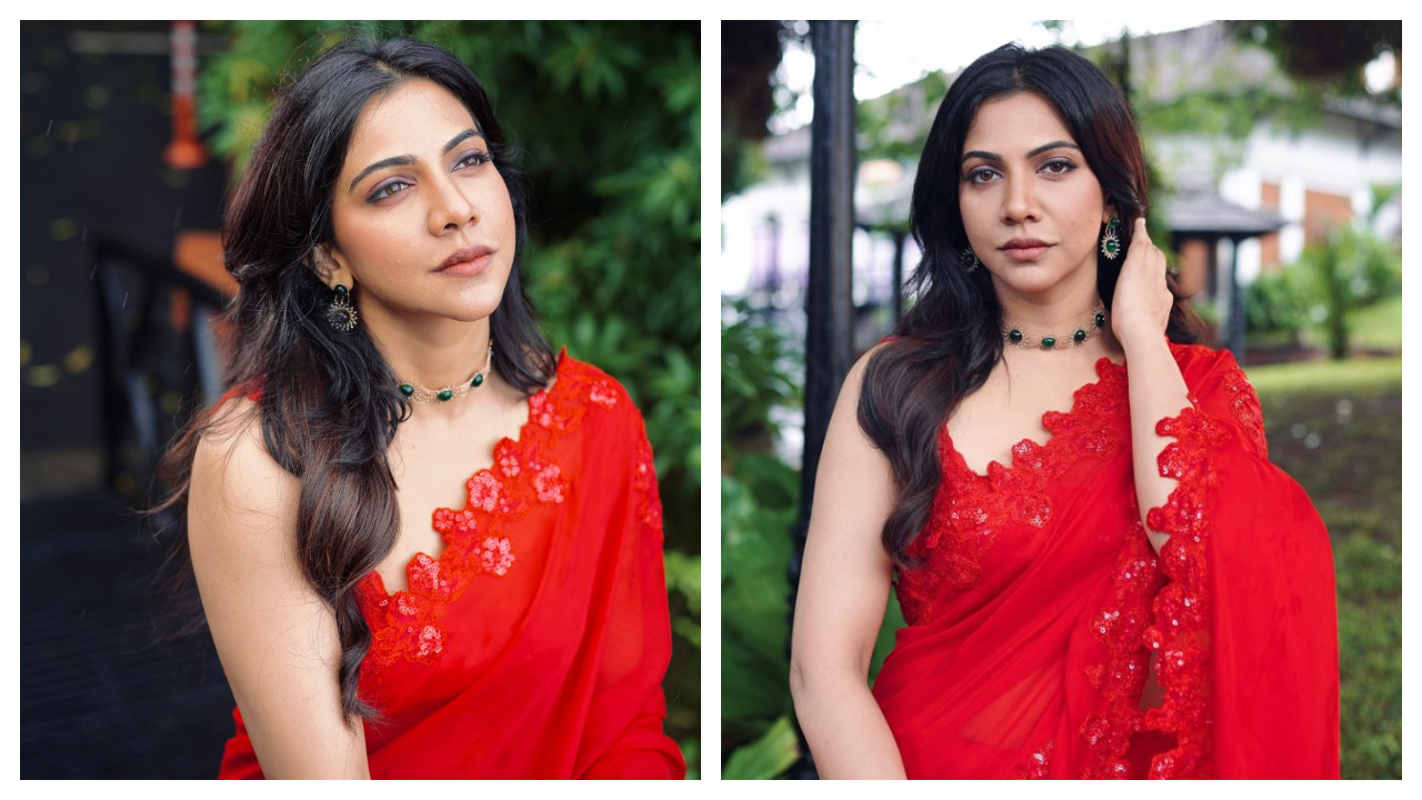  Madonna Sebastian | ఎరుపు రంగు చీరలో మెరిసిపోతున్న మడోన్నా సెబాస్టియన్