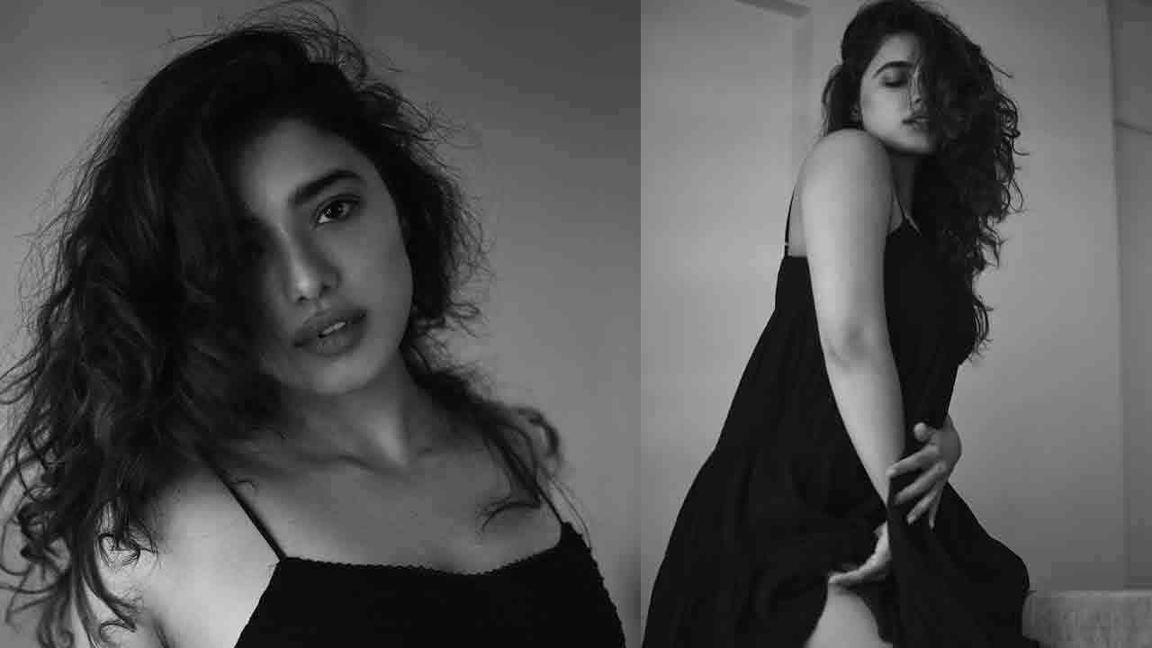 బ్లాక్ డ్రెస్‌లో.. కైపెక్కించే చూపులతో.. కేతిక శర్మ హాట్ ఫొటోస్