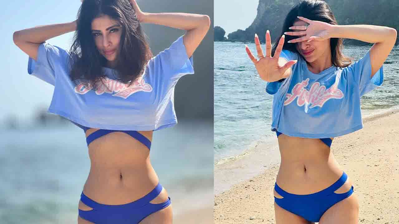 బాలీ బీచుల్లో.. బ్లూ కలర్ బికినీలో మౌనీ రాయ్