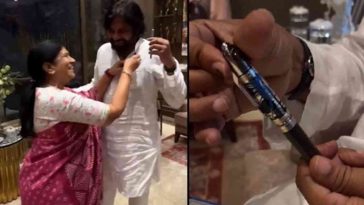 ఏపీ డిప్యూటీ సీఎం పవన్‌ కల్యాణ్‌కు వదినమ్మ సురేఖ ప్రత్యేక బహుమతి