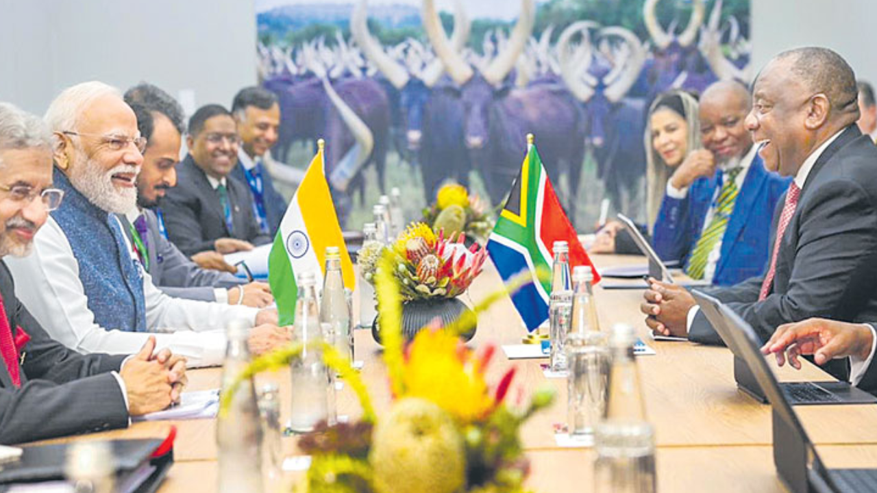 narendra modi in IBSA meeting 