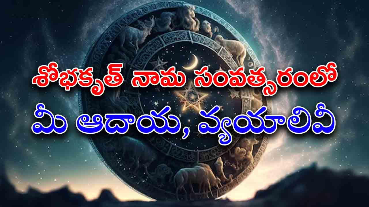 శోభకృత్ నామ సంవత్సరంలో మీ ఆదాయ, వ్యయాలు చెక్ చేసుకోండి